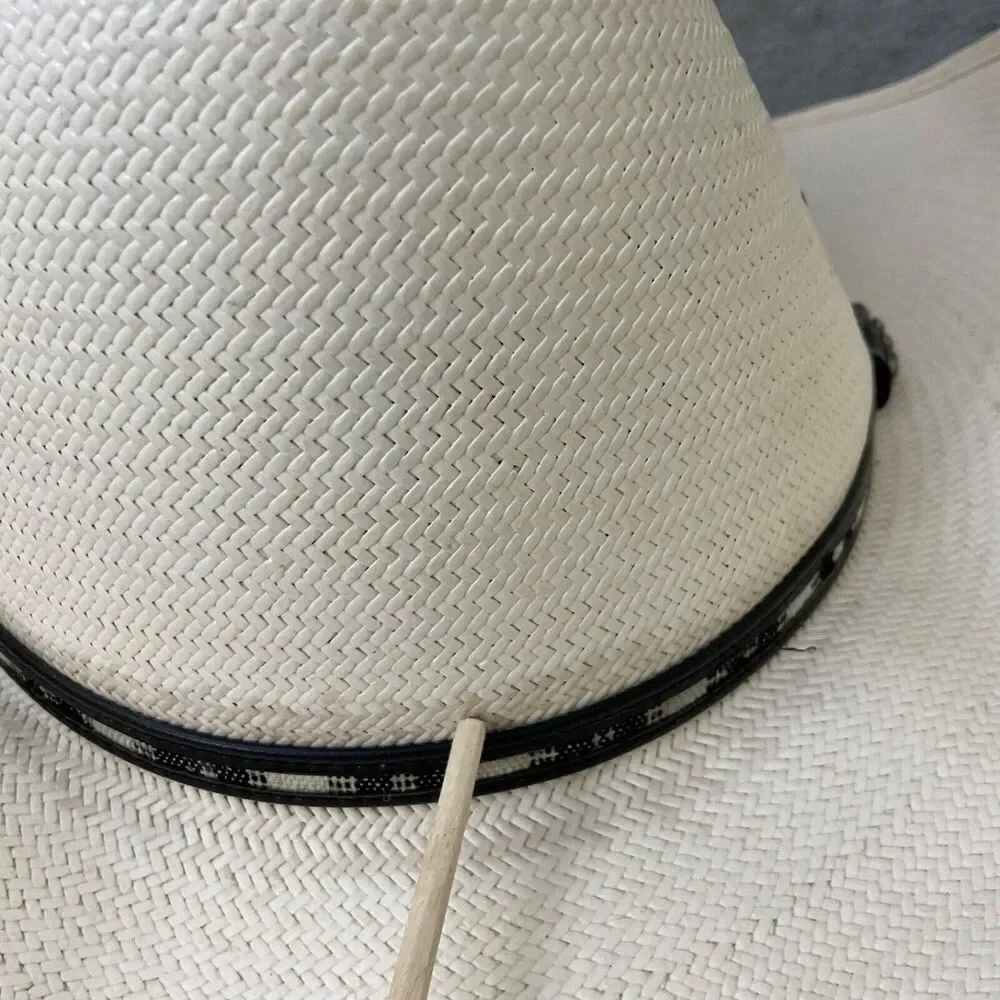 Bailey U-Rollit Shantung Panama 4X Cowboy Hat Ivory  S/M size